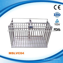 MSLVC04W Stainless steel resist corrosion dog cage for dog pets grooming